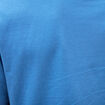 T-shirt en coton manches courtes bleu fonc&eacute; homme