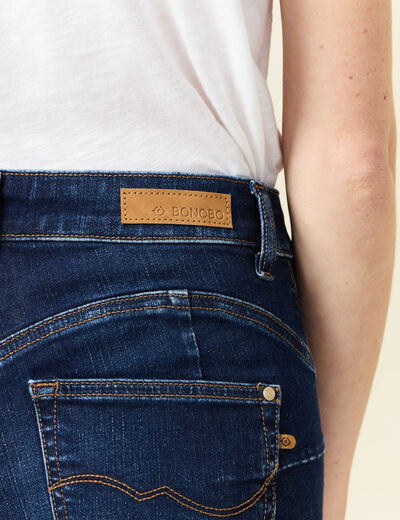 Jeans skinny éco-responsable denim brut femme