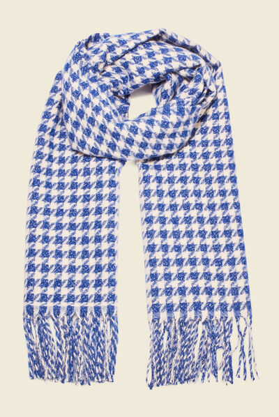 Écharpe bleu electrique femme