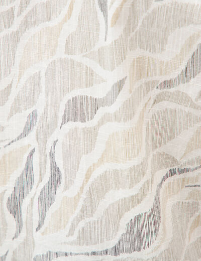 Chemise manches courtes beige homme