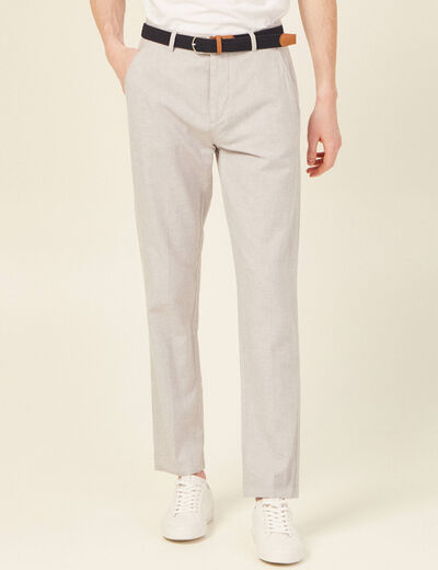 Pantalon éco-responsable gris foncé homme