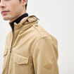 Veste col montant manches longues beige homme