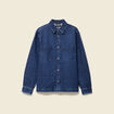 Surchemise en jeans coton coupe droite denim stone homme