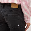 Jeans large longueur 34 en coton denim noir homme