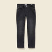 Jeans slim taille standard 7/8&egrave;me denim noir femme