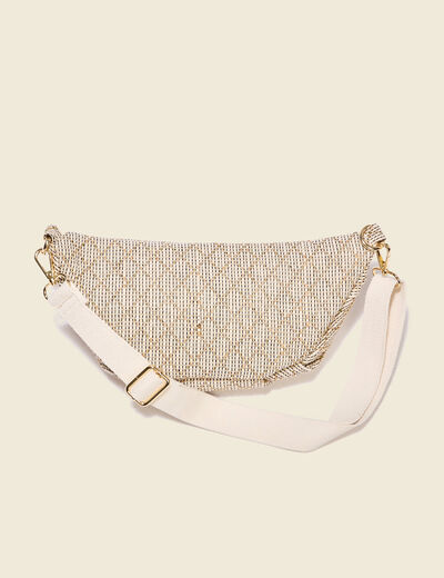 Sac banane sable femme