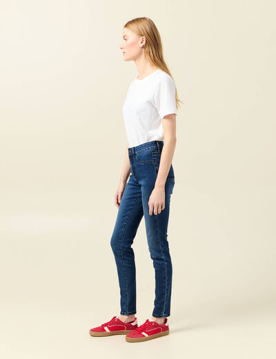 Jeans Lou - jegging denim stone femme