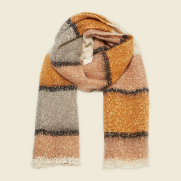echarpe marron cognac femme Écharpe marron cognac femme