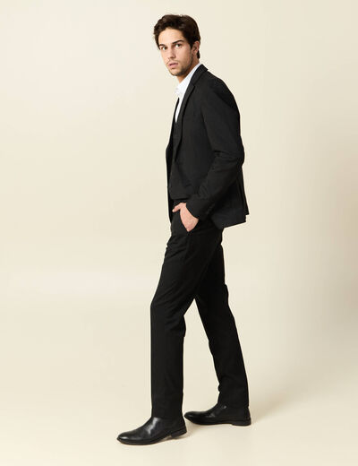 Veste blazer cintrée noir homme