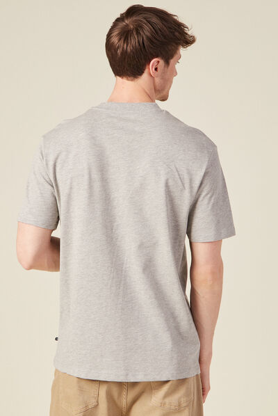 T-shirt manches courtes gris foncé homme
