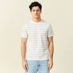 T-shirt manches courtes ecru homme