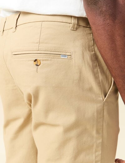 Pantalon chino longueur 32 taupe homme