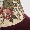 Casquette bordeaux femme