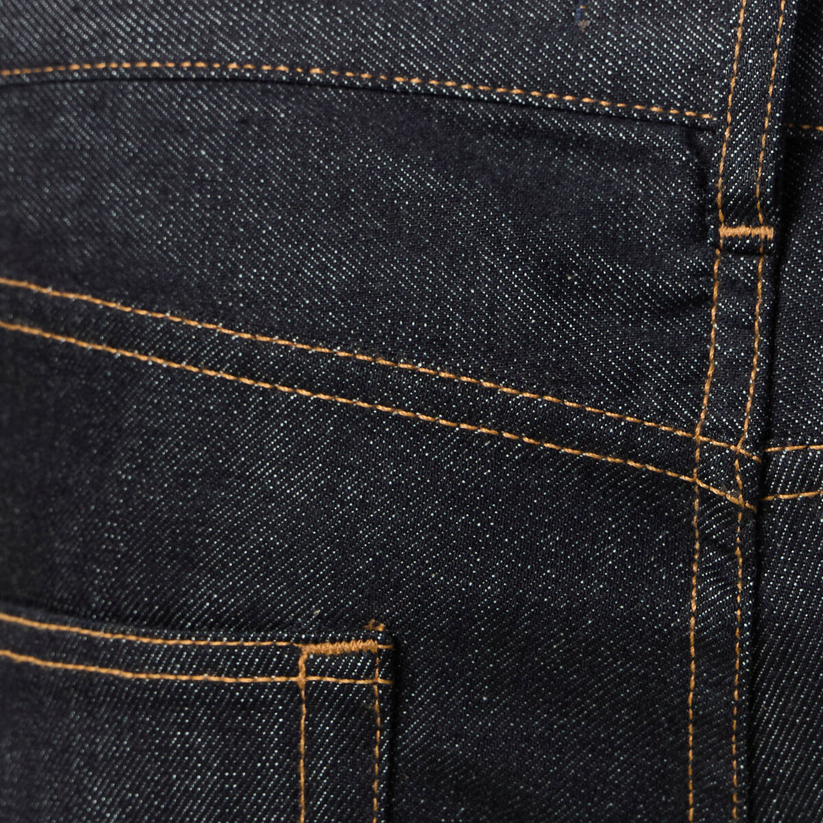 Jeans regular 5 poches denim brut clean homme