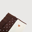 Lot de 3 paires chaussettes hautes marron fonc&eacute; femme