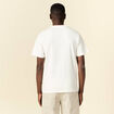 T-shirt manches courtes ecru homme