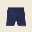 Bermuda en coton bleu fonc&eacute; homme