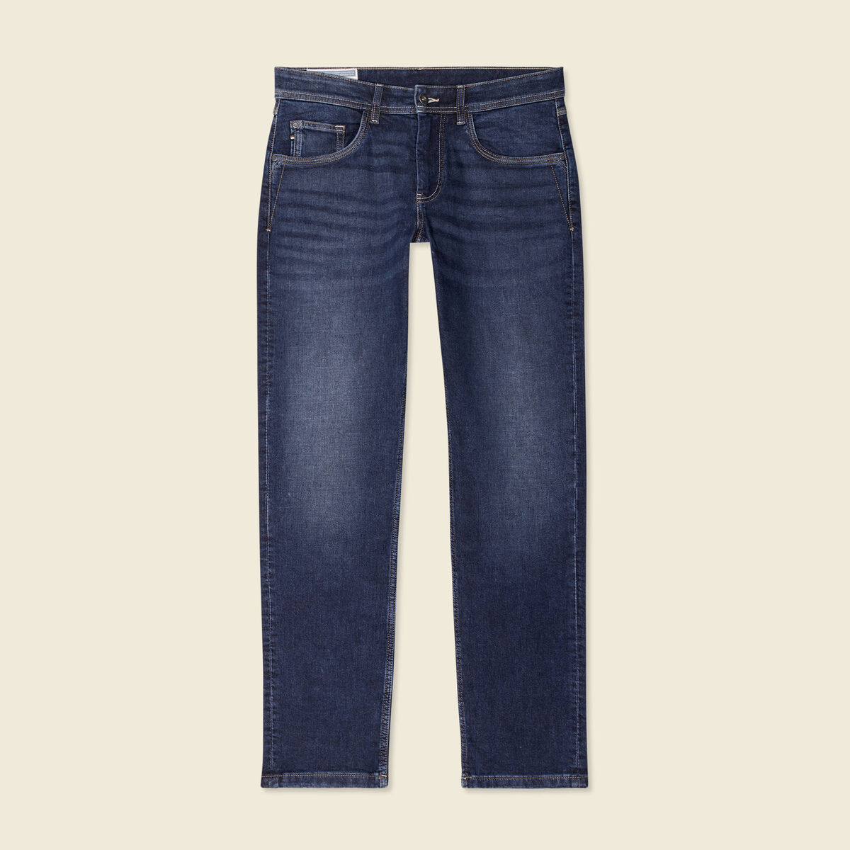 Jeans straight ultra stretch denim brut homme
