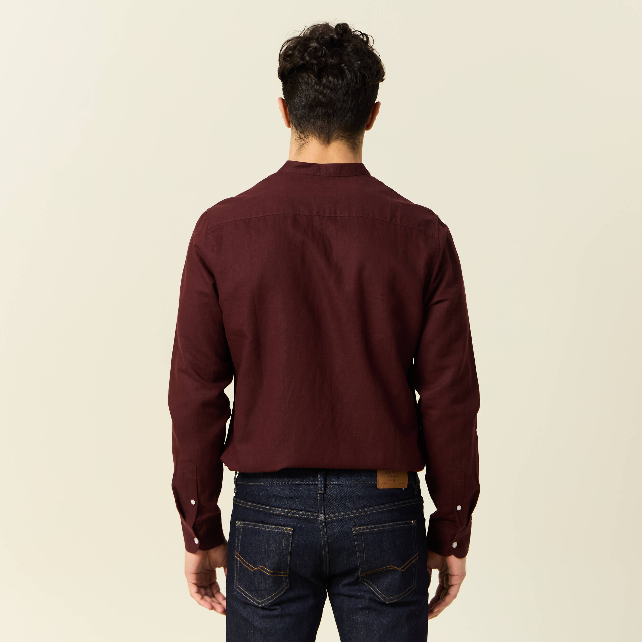 Chemise Homme Rayures Bordeaux - Taille XL (43/44) - Marque Bordeaux, Neuf Avec étiquettes