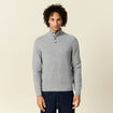 Pull manches longues gris homme