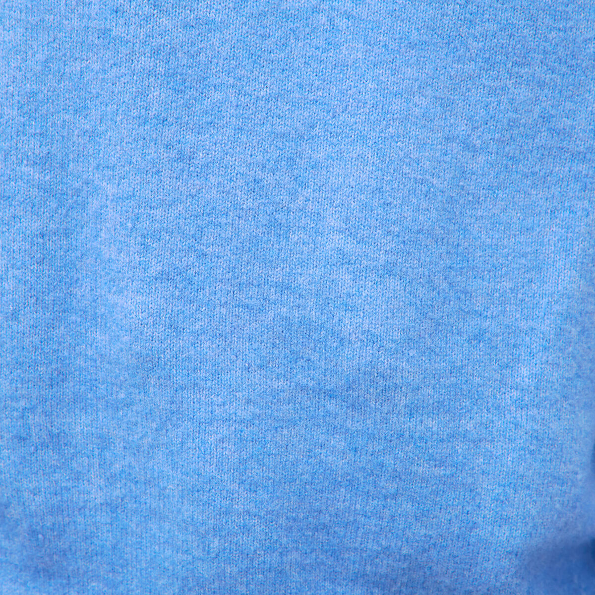 Pull manches longues col rond bleu violet homme