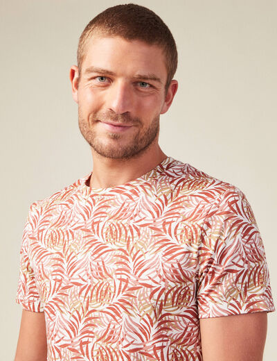 T-shirt manches courtes rose homme