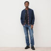 Jeans straight homme used L34 denim stone homme