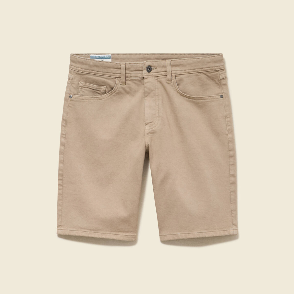 Bermuda beige homme