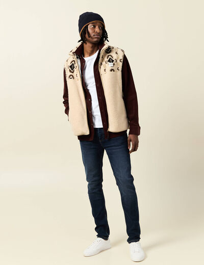 Jeans skinny tapered denim brut homme