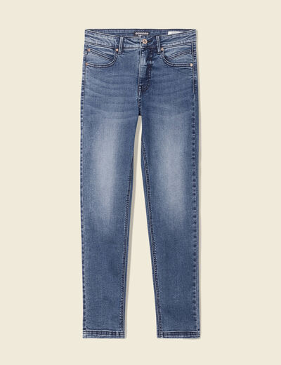 Jeans slim éco-responsable denim stone femme