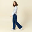 Pull 2-en-1 éco-responsable gris femme