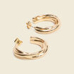 Boucles d'oreilles couleur or femme