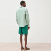 Chemise manches longues vert pastel homme