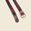 Ceinture fine prune femme