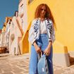 Gilet sans manches ecru femme