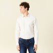 Chemise manches longues blanc homme