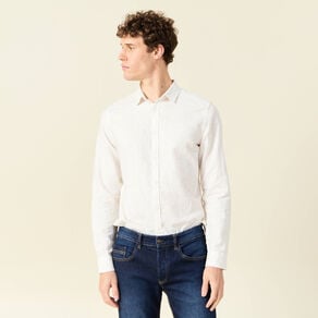 chemise manches longues blanc homme Chemise manches longues blanc homme