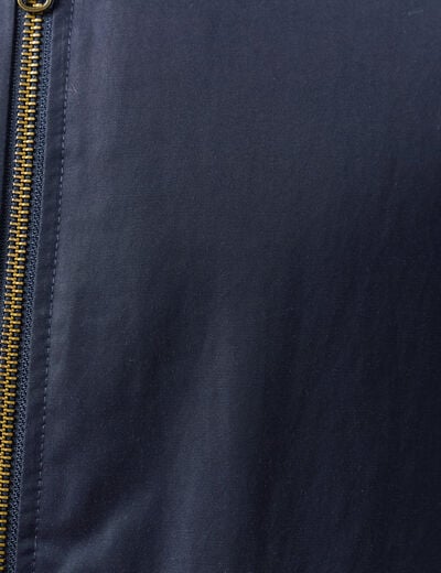 Parka r&eacute;versible bleu marine femme