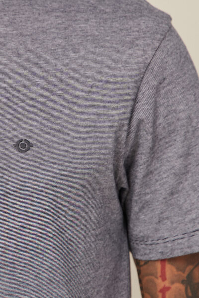 T-shirt éco-responsable bleu marine homme