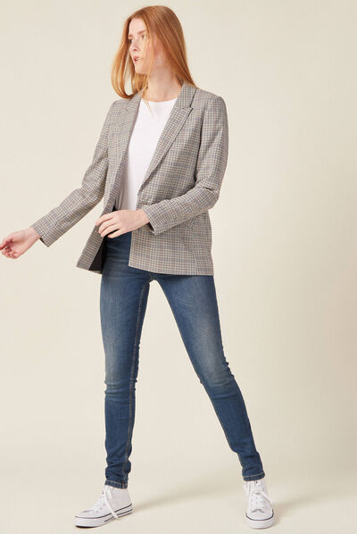 Jeans Marylin - skinny push up denim stone femme