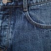 Jeans straight en coton longueur 32 denim stone homme