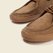 Mocassins &agrave; lacets marron homme