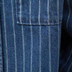 Surchemise oversize en jeans coton denim stone homme