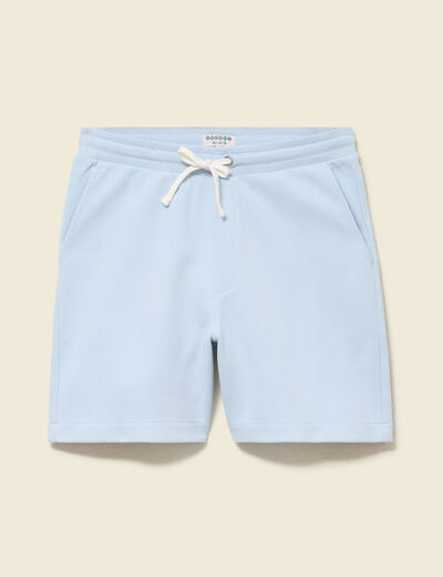 Short jogpant bleu ciel homme