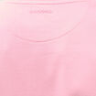 Sweat col rond manches longues en coton rose homme