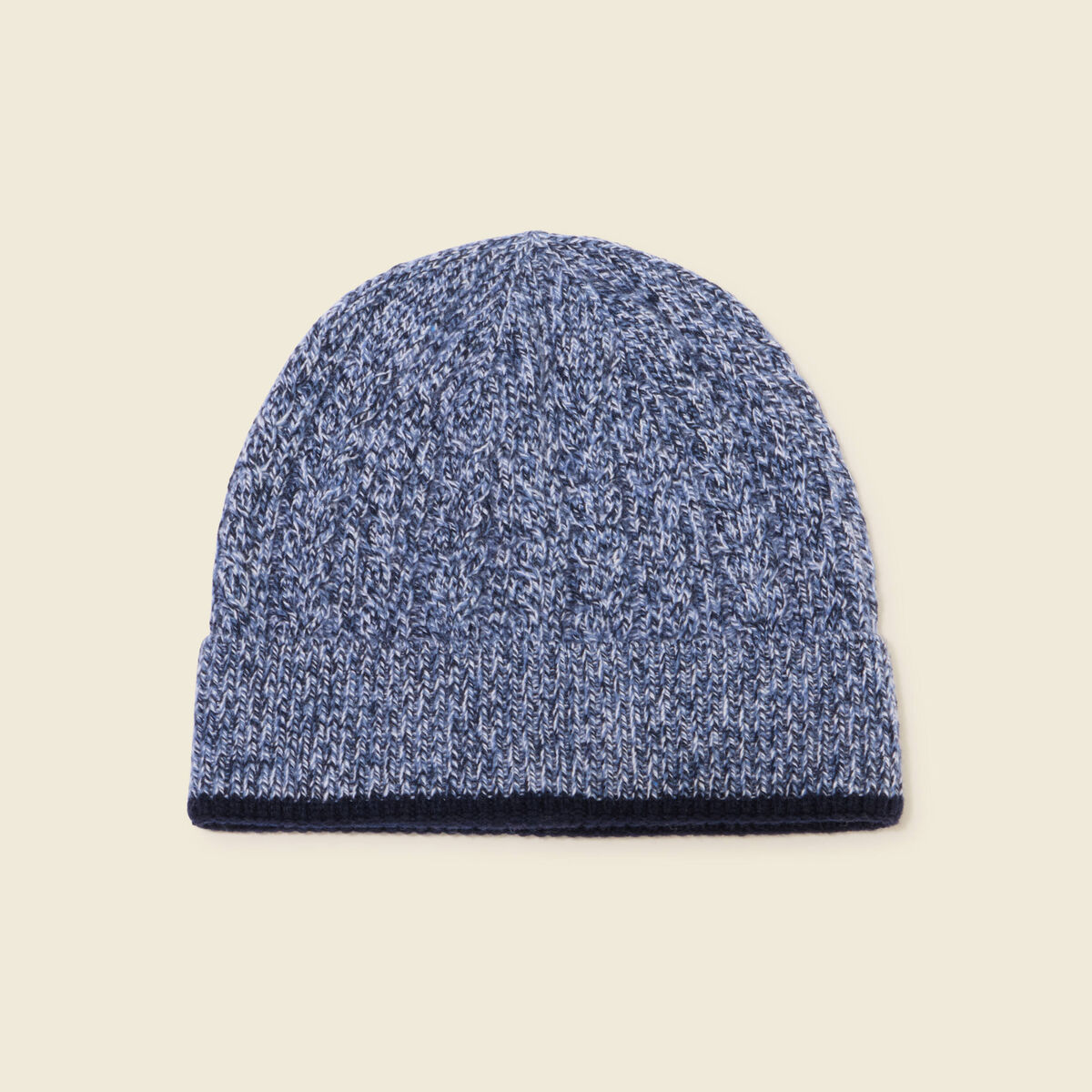 Bonnet fabriqu&eacute; en France bleu fonc&eacute; homme