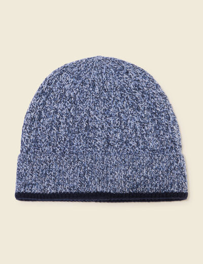 Bonnet fabriqu&eacute; en France bleu fonc&eacute; homme