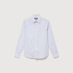 Chemise col classique manches longues gris fonc&eacute; homme