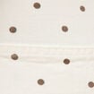 Jeans barrel taille haute bas resserr&eacute; ecru femme