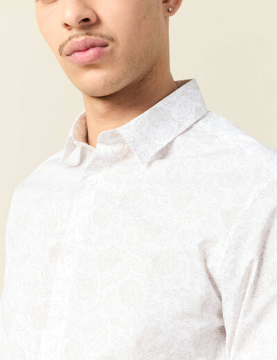 Chemise blanc homme